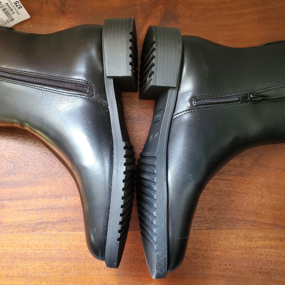 NEW! Worthington Women's WOR FRANZ Black Ankle Boots Size 10 - Picture 3 of 10